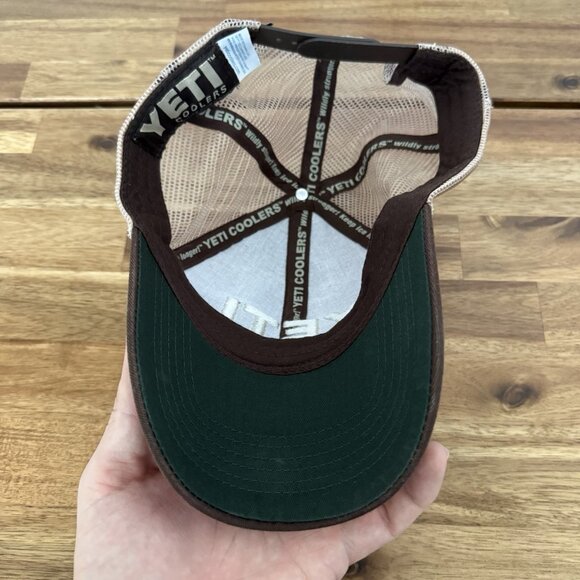 Yeti Coolers Mesh Trucker Snapback Hat Cap Baseball Outdoor Hike Unisex Black - Picture 5 of 9